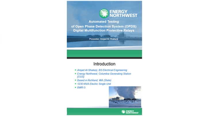 Automated Testing of OPDS Digital Multifunction Protective Relays - Amjad Al-Shakarji