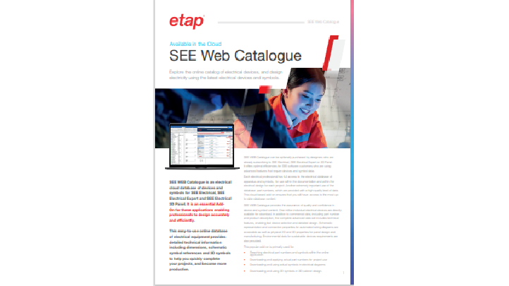 Flyer about SEE Web Catalogue