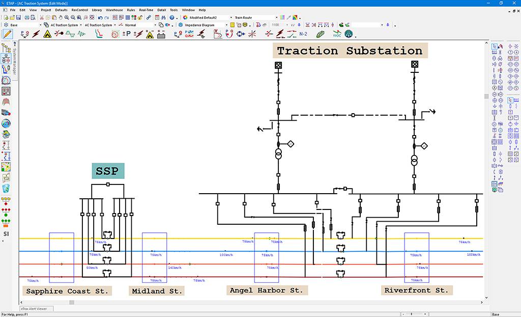 Traction One Line Diagram