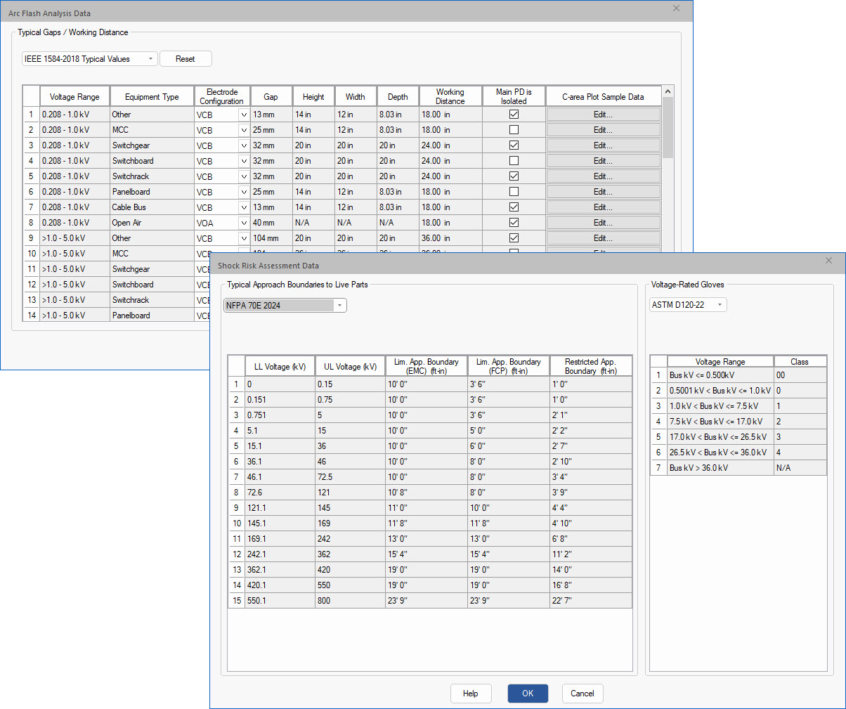 Global-Arc-Flash-Data-Entry-for-Equipment