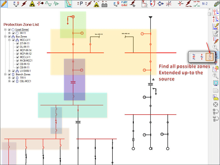 selectivity-zone-path-detection