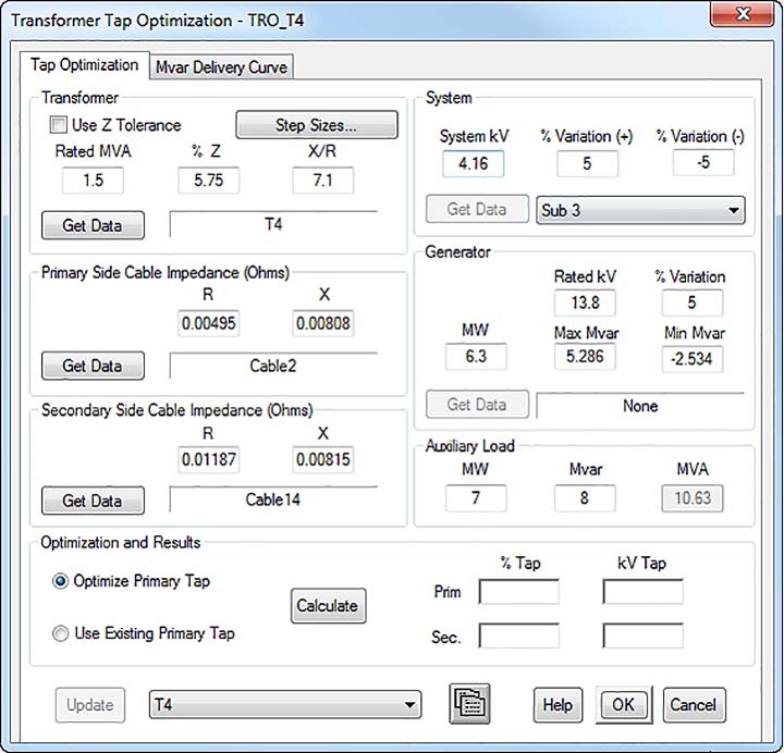 Optimize unit transformer turns ratio