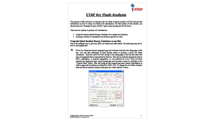 Arc Flash Analysis