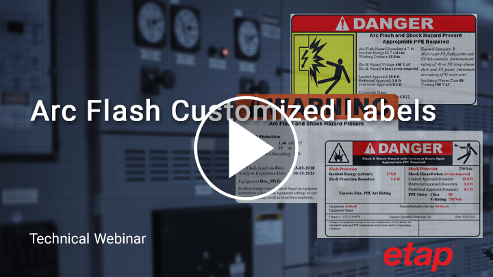 Arc Flash Customized Labels 