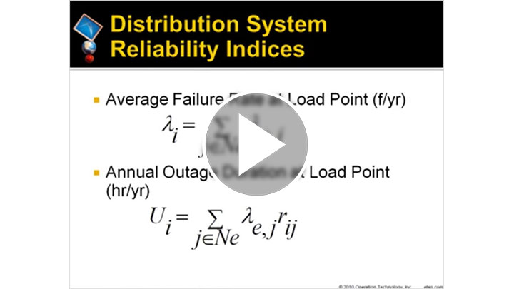 Distribution System Reliability Analysis