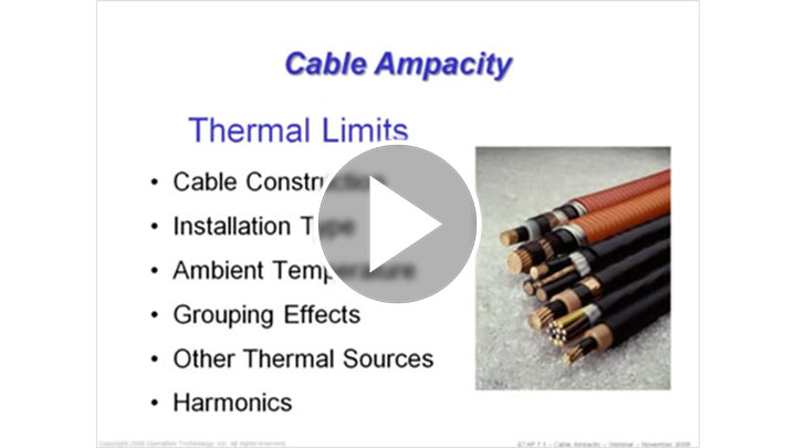 ETAP 7.1 - Cable Ampacity - Part 3