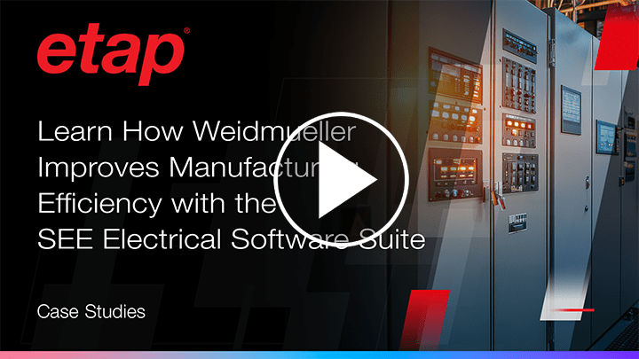 Learn How Weidmueller Improves Manufacturing Efficiency with the SEE Electrical Software Suite