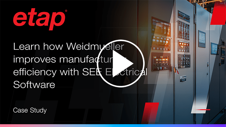 Learn how Weidmueller improves manufacturing efficiency with SEE Electrical Software