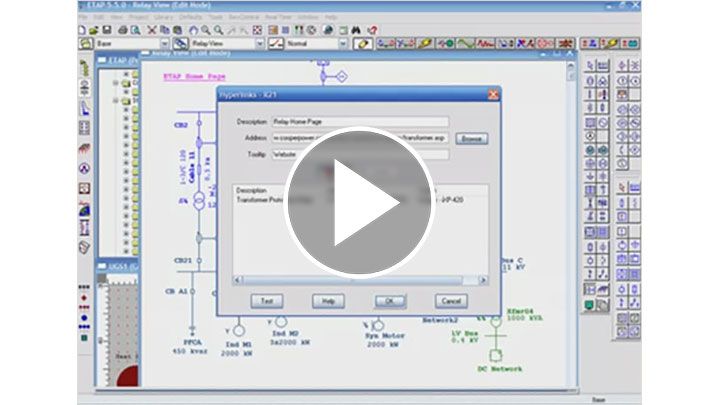 Hyperlinking in ETAP