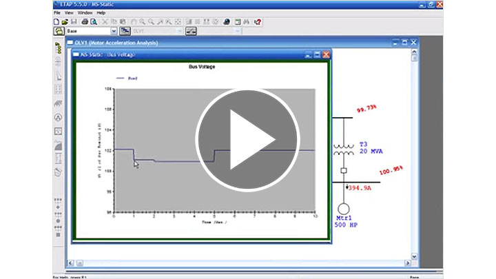 Motor Starting in ETAP Software - Static 