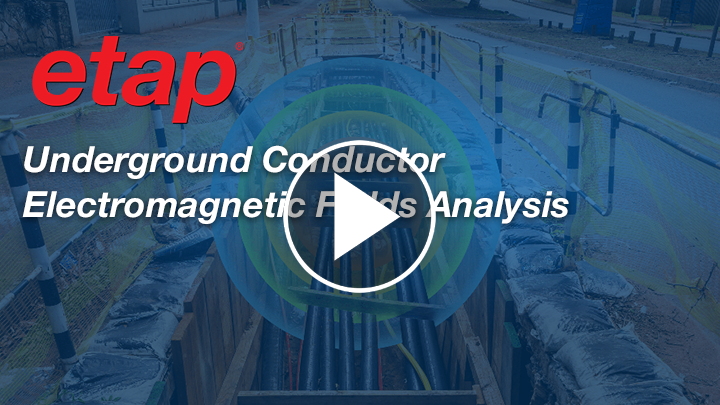 Underground Conductor Electromagnetic Fields Analysis